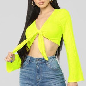 Neon tie Top
